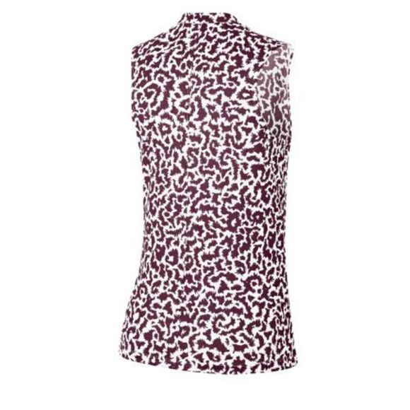 Nike BV0225-671 Woman's Sz XS Golf Dri Fit Victory Sleeveless Print Red White - Picture 3 of 9